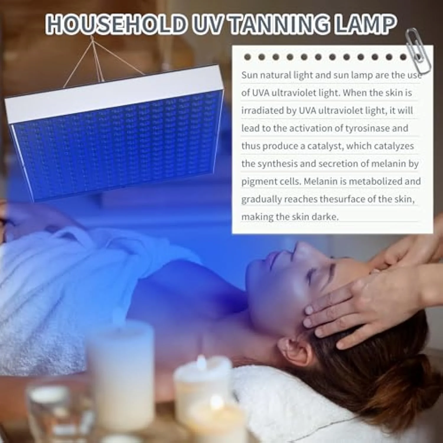 UV Beauty Tanning Light Sun Solarium Lamp - Image 5
