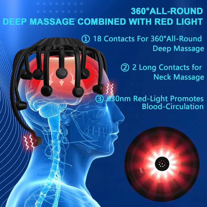 KTS Electric Scalp Massager Head Massager - Image 4